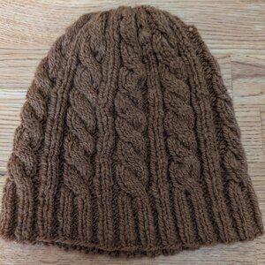 Homemade cozy baby knit wool hat